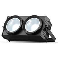 Lampu Blinder Par LED COB U`King 200W 2 Mata Putih Dingin+Putih Hangat untuk Panggung, DJ, Disko, Pesta, Pernikahan