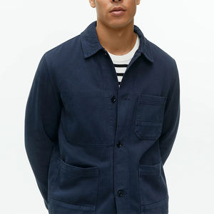 Chaqueta de Trabajo para Hombre, de Alta Calidad, Personalizada, de Sarga de Algodón, Mangas Largas, Traje de Invierno de Lona para Equipos y Empresas Profesionales - Product Image 2