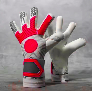 ถุงมือผู้รักษาประตูฟุตบอลคุณภาพสูง ดีไซน์ใหม่ ผลิตจากโรงงาน อุปกรณ์กีฬา ถุงมือโกลมืออาชีพ - Product Image 1