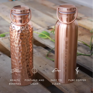 Botella de Cobre Ayurvédica de Primera Calidad para Almacenamiento de Agua, Mejora la Inmunidad y la Digestión, Disponible a un Precio Competitivo - Product Image 4