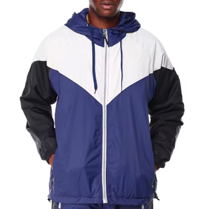 Manufacturer Nylon <b>Wind</b> <b>Breaker</b> Tracksuit Streetwear Lightweight Outdoors 2 Pieces Windproof Tracksuit for Men - Product Image 5