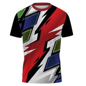 Men's Geometric Pattern Sublimation Printed T-<b>Shirt</b> Short Sleeve O-Neck Regular Fit Casual Breathable <b>100</b>% <b>Polyester</b> - Product Image 5