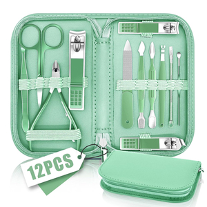 Salon Grade <b>Nail</b> Care Tools Kit Professional Stainless Steel Manicure and Pedicure Set Wholesale Finger Toe Clipper Set - Product Image 1