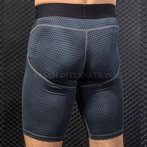 Breathable High Quality <b>Compression</b> <b>Shorts</b> Gym Fitness Workout Clothing <b>Compression</b> <b>Shorts</b> For <b>Men</b> - Product Image 6