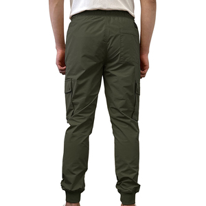 Nouveau pantalon cargo élégant pour homme en coton, matière respirante, coupe confortable, idéal pour une utilisation quotidienne, personnalisable, haute qualité, poids moyen, boutonné - Product Image 6