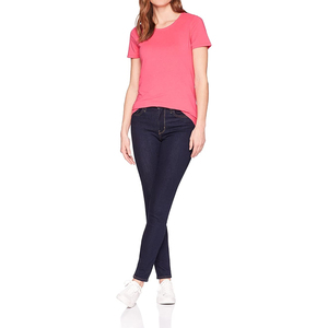 T-shirts décontractés à manches courtes et col rond pour femmes, 100 % coton, séchage rapide, respirants, écologiques, anti-plis - Product Image 6