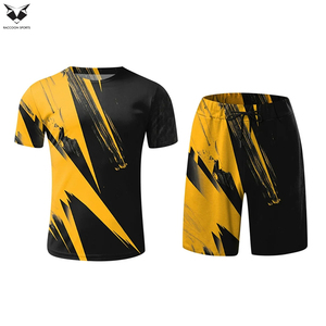 2026 Men’s Summer Fashion Wear 3D Digital Printed Short Sleeve Two Piece <b>Set</b>, Outdoor Sports Jogging Short Sleeve Top and Shorts - Product Image 3