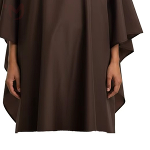 IMANS ENTERPRISES Capa de Peluquería Negra Sólida, Poliéster Resistente al Agua, Ecológica - Product Image 3