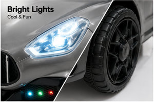Coche Eléctrico Montable de Juguete Unisex para Niños de 3 a 12 Años con Batería Recargable Efectos de Luz y Música Ruedas Pequeñas de Plástico para Niños y Niñas - Product Image 4