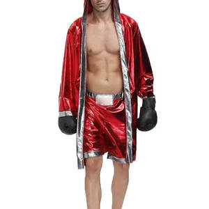 2026 Custom Men's Women's Boxing Robe with High Quality Polyester Fabric Breathable Boxing Training Wear - Product Image 1