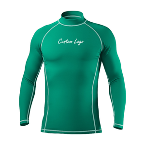 Camiseta de Compresión de Manga Larga Personalizada para Hombre con Protección Solar UPF 50+ UV de Secado Rápido para Surf y Natación - Product Image 4