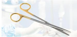 Tijeras Médicas Rectas/Curvas Metzenbaum, Instrumento Manual para Cortar Tejidos, Acero Inoxidable para Instrumentos Quirúrgicos - Product Image 3