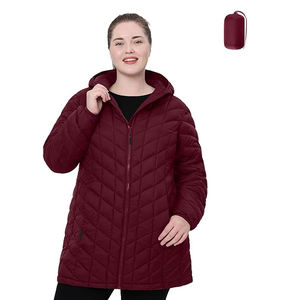 เสื้อแจ็คเก็ตพัฟเฟอร์โพลีเอสเตอร์แบบควิลท์น้ำหนักเบา กันน้ำ ใส่ได้สองด้าน ไซส์ใหญ่ สำหรับผู้ชายและผู้หญิง สวมใส่สบายๆ สำหรับกิจกรรมกลางแจ้ง - Product Image 3