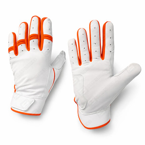 Best Quality New Latest Design Professional Baseball Batting Gloves Cowhide Leather <b>Hook</b> Loop Closure Comfortable Durable - Product Image 1