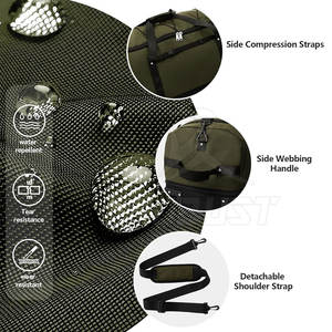 Bolsa de Viaje Ligera y Simple con Cierre de Cremallera, Asas Cómodas, Gran Capacidad de 20-36L, Barra de Arrastre para Empacar Ropa - Product Image 5