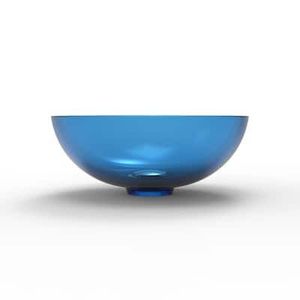 Ensemble de bols à fruits ronds légers en résine rose, jaune et vert – Décoration artistique pour la maison, objet artisanal - Product Image 4