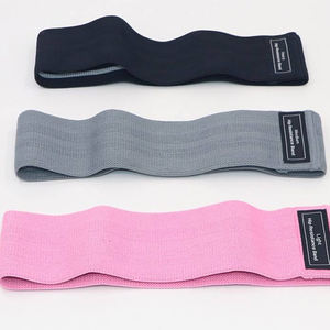 Bandes d'exercice personnalisées haute élasticité pour femmes, pour hanches, fesses et cuisses, 600*50mm, lot de 4, rose, mini bandes de résistance en boucle - Product Image 2