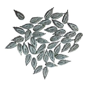 Cheap High Quality Custom School Blazer Bullion <b>Wire</b> Patches Hand Embroidery Lace Sew-On Leaf Shape Badge <b>Magnet</b> Washable - Product Image 2