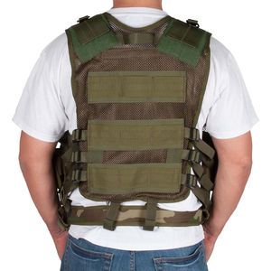 เสื้อกั๊กยุทธวิธีแบบปรับแต่งได้สำหรับการฝึกซ้อม ทนทาน มีกระเป๋าหลายช่อง สายรัดปรับได้ สวมใส่สบายและน้ำหนักเบา - Product Image 5