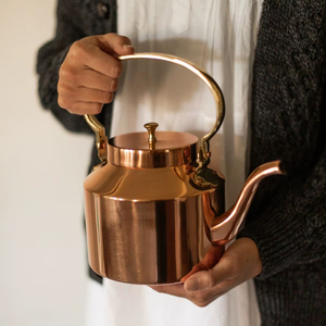 Multipurpose Copper <b>Tea</b> Kettle With Ergonomic Handle For Everyday Beverage Preparation And Elegant Kitchen Presentation - Product Image 1