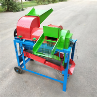 Batteuse multifonctionnelle facile à utiliser batteuse à moteur diesel maïs blé soja riz sorgho millet