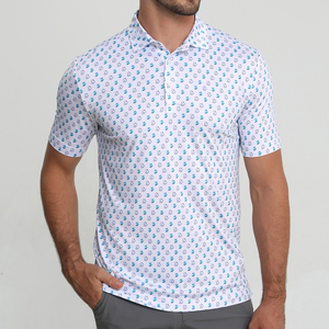Super 2026 – Nouveau Polo de Golf pour Homme en Polyester Spandex Haute Qualité, Anti-Transpiration, Séchage Rapide, Impression par Sublimation, Faible MOQ - Product Image 1