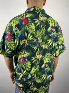 Custom Hawaiian Beach <b>Shirt</b> for Men with Tropical Print Short Sleeve <b>Button</b> Up Summer Vacation <b>Shirt</b> OEM Wholesale Supplier - Product Image 4