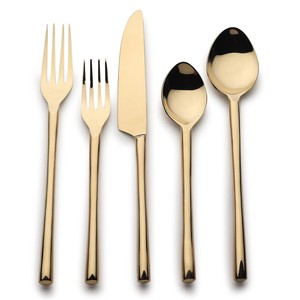 Juego de Cubiertos de Metal de Diseño Personalizado al por Mayor, Cubertería de Lujo de la Más Alta Calidad para Hoteles y Restaurantes - Product Image 6