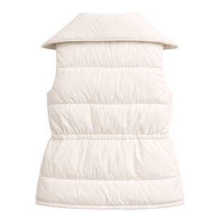 Chaleco Acolchado Ligero para Mujer, Sin Mangas, Cuello Alto, Botones al Frente, Cálido, Informal, a la Moda - Product Image 2