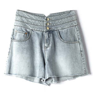 Shorts de Mezclilla de Cintura Alta para Mujer, Nueva Moda de Invierno, Casuales, Ajustados, Jeans de Verano, Mini Shorts Sexys de Primera Calidad - Product Image 1