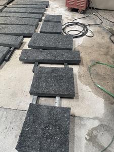 للبيع بالجملة حجر الرصف حجر الفناء في الهواء الطلق انقسام طبيعي Angola أسود للبيع - Product Image 6