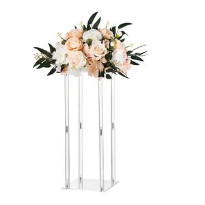 10 pièces de supports à fleurs cylindriques en acrylique stratifié de 19,69 pouces pour centres de table de mariage et décorations florales - Product Image 3