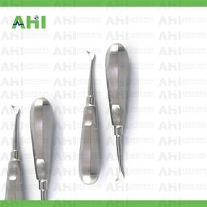 Juego de Elevadores Dentales AHI Twist de 2 Piezas, Elevadores de Punta de Raíz de Acero Inoxidable con Agarre Ergonómico, Manuales, Certificación CE Clase I Oral - Product Image 3