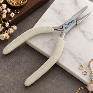 Professional Stainless Steel Jewelry Making <b>Pliers</b> Precision <b>Flat</b> <b>Nose</b> <b>Pliers</b> with Comfort Grip for Jewelry Craft - Product Image 5