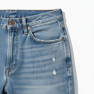 Men's Baggy Oversize Jeans New Regular Fit <b>Straight</b> Breathable Washed Denim Solid Pattern Mid Waist <b>for</b> All Seasons - Product Image 2