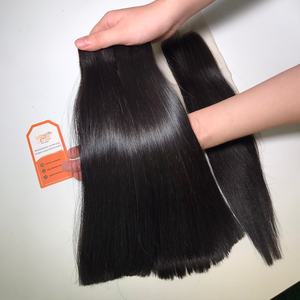 Listo para Enviar: Extensiones de Cabello Remy Virgen Vietnamita de 10'' 100% Sin Procesar, Liso Natural, Grado 12A, Negro Natural - Product Image 4