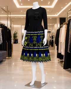 Embroidery Women Customized High Quality Pacific Island Wear Micronesian Fabric Embroidery Work Skirts Wholesale Rate - Product Image 2