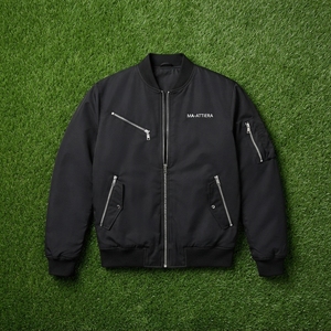 Blouson Bomber Noir Homme Streetwear – Vestes d'Hiver Homme en Gros – Blouson Décontracté Zippé Tendance pour Homme - Product Image 6