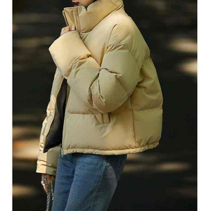 Winter Women Puffer <b>Jacket</b> Hooded <b>Long</b> Sleeve Warm Down Female Coat Windproof Quilted Outerwear Fashion Casual OEM Wholesale - Product Image 5