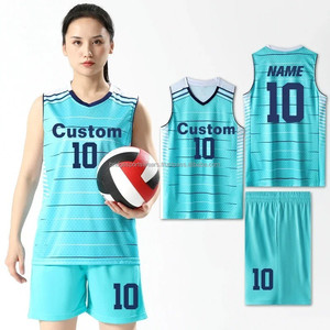 Conjunto de Uniforme de Voleibol Personalizado para Hombre con Logotipo, Impresión por Sublimación, 100% Poliéster, Transpirable, de Secado Rápido, Ropa de Equipo - Product Image 1