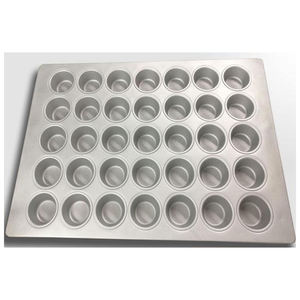 Bandeja para Hornear de la Más Alta Calidad, Apta para Horno, de 50 g y 0.6 mm de Espesor, Fabricada en Alusteel, para Muffins y Cupcakes, a Bajo Precio - Product Image 1
