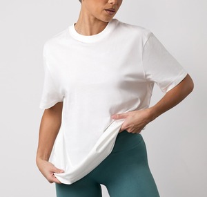 Wholesale 100%Cotton Jersey T Shirt Lightweight Drop Shoulders Breathable <b>Baseball</b> Uniform Top Casual Wear Basic <b>Tees</b> - Product Image 5