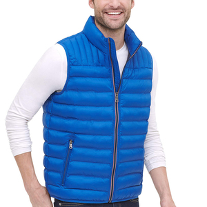 Winter Outdoor Stand Collar Breathable Canvas Casual Down-Filled <b>Heated</b> UV-Protective Puffer <b>Vest</b> Sports Sleeveless <b>Men's</b> - Product Image 6