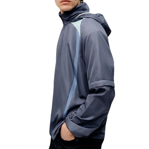 Fabricante de Ropa Personalizada, Ropa Urbana Termocrómica, Chaqueta Cortavientos Reactiva al Calor y al Agua, Impermeable, para Hombre - Product Image 3
