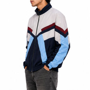 <b>Men</b> Winter Streetwear <b>Track</b> <b>Jacket</b> Stylish Comfortable Lightweight Breathable Eco-Friendly Woolen Windproof Premium Vintage - Product Image 3