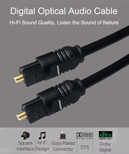 <span class=keywords><strong>สาย</strong></span>สัญญาณเสียงทอสลิงค์ดิจิตอลไฟเบอร์ OD4.0mm ยาว1.5ม. พร้อมแจ็กเก็ต PVC สำหรับสัญญาณ<span class=keywords><strong>ทีวี</strong></span> <span class=keywords><strong>SPDIF</strong></span> - Product Image 2