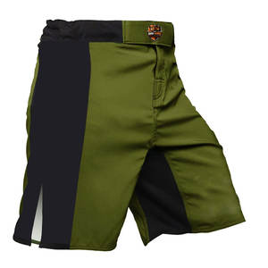 Shorts d'entraînement officiels BRAVE BROWNS personnalisables à l'avant, durables, légers, séchage rapide, résistants à la transpiration, pour la pratique du Muay Thai - Product Image 4