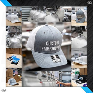 Custom Trucker <b>Hat</b> for Men Women Customize Your Own Adjustable Black Snapback <b>Cap</b> with Text Logo Premium Mesh Baseball <b>Hat</b> OEM - Product Image 5