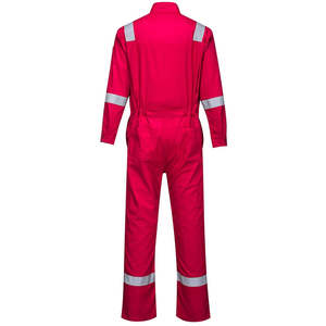 Overol de Seguridad Fluorescente Transpirable Antiestático de Alta Tenacidad para Adultos, Unisex, Resistente a la Abrasión, con Franja Reflectante Suave - Product Image 5