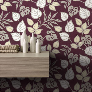 ดอกไม้น่ารักธรรมชาติร้านอาหารโรแมนติกห้องนอนชนบทฤดูใบไม้ผลิฤดูร้อนวอลล์เปเปอร์พีวีซี - Product Image 2